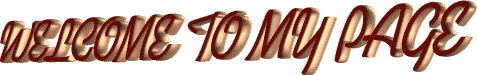 WELCOME TO MY PAGE